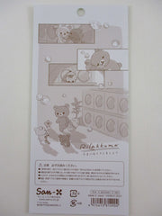 Cute Kawaii San-X Rilakkuma Bear Sticker Sheet 2022 - B - for Planner Journal Scrapbook Craft