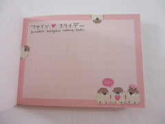 Cute Kawaii Q-lia Strawberry not so angry Birds Mini Notepad / Memo Pad - Stationery Designer Writing Paper Collection