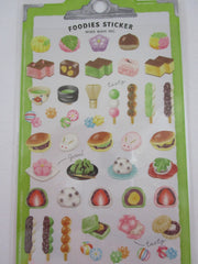 Cute Kawaii Mindwave Foodies Sticker Sheet - K - Sweet Pastries Tea Time - for Journal Planner Craft