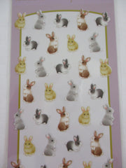 Cute Kawaii Mind Wave Journal Journey - Rabbit Sticker Sheet - for Journal Planner Craft