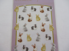 Cute Kawaii Mind Wave Journal Journey - Rabbit Sticker Sheet - for Journal Planner Craft