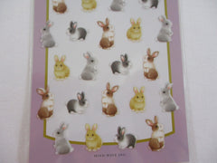 Cute Kawaii Mind Wave Journal Journey - Rabbit Sticker Sheet - for Journal Planner Craft