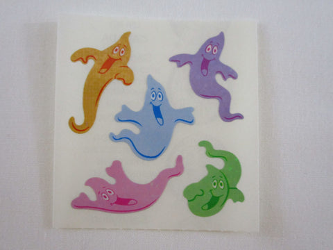 Sandylion Ghost Glitter Sticker Sheet / Module - Vintage & Collectible