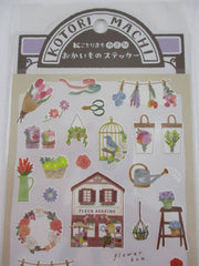 Cute Kawaii MW Kotori Machi / Little Town Series - Fleur Sereine Flower Shop Sticker Sheet - for Journal Planner Craft