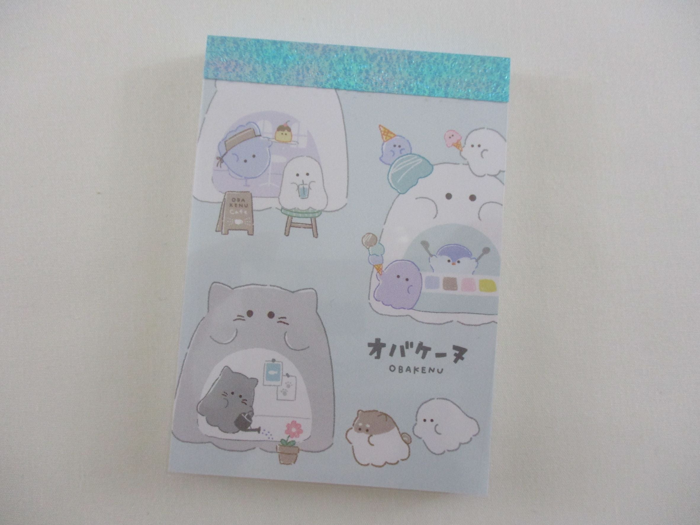 Cute Kawaii Crux Ghost Obakenu Mini Notepad / Memo Pad - Stationery De ...