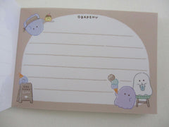 Cute Kawaii Crux Ghost Obakenu Mini Notepad / Memo Pad - Stationery Designer Paper Collection