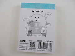 Cute Kawaii Crux Ghost Obakenu Mini Notepad / Memo Pad - Stationery Designer Paper Collection