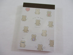 Cute Kawaii Kamio Bear Juicy Drink Tapioca Bubble Tea Mini Notepad / Memo Pad - Stationery Designer Paper Collection