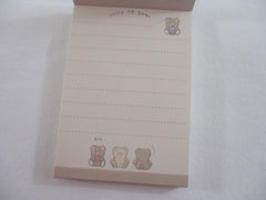 Cute Kawaii Kamio Bear Juicy Drink Tapioca Bubble Tea Mini Notepad / Memo Pad - Stationery Designer Paper Collection