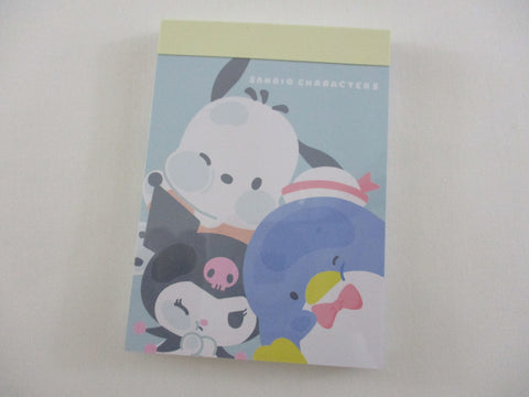 Cute Kawaii Sanrio Characters Kuromi Pochacco Tuxedosam Mini Notepad / Memo Pad Kamio - Stationery Designer Paper Collection