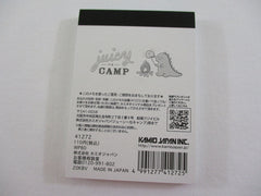 Cute Kawaii Kamio Juicy Camp Dino Panda Hamster Dog Fishing Mini Notepad / Memo Pad - Stationery Designer Writing Paper Collection