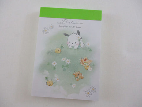 Cute Kawaii Sanrio Pochacco Dog Sunny Days Mini Notepad / Memo Pad Kamio - Stationery Designer Paper Collection