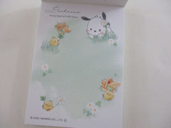 Cute Kawaii Sanrio Pochacco Dog Sunny Days Mini Notepad / Memo Pad Kamio - Stationery Designer Paper Collection