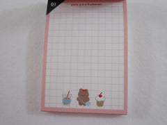 Cute Kawaii Kamio #cafe Bear Mini Notepad / Memo Pad - Stationery Designer Paper Collection