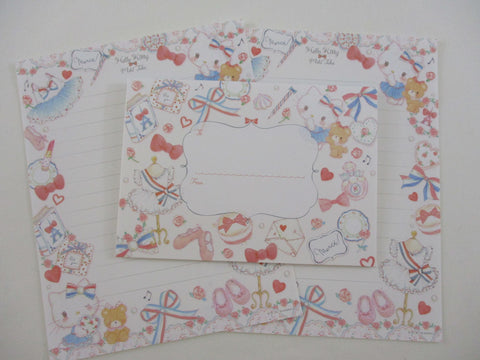 Cute Kawaii Hello Kitty Miki Takei Collectible Letter Set - Stationery Writing Paper Penpal Collectible