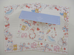 Cute Kawaii Hello Kitty Miki Takei Collectible Letter Set - Stationery Writing Paper Penpal Collectible