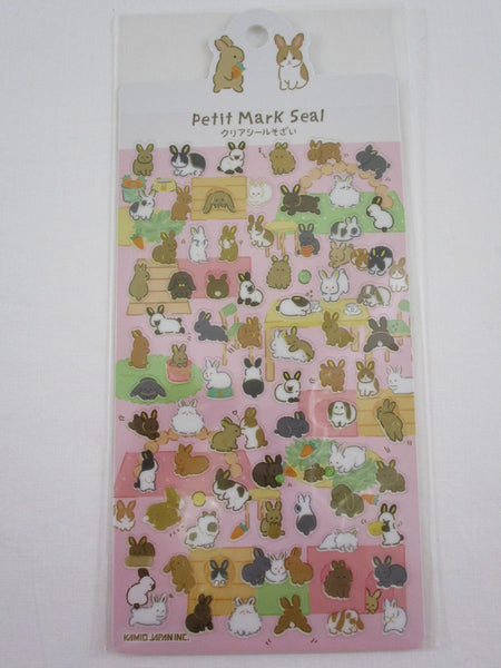 Cute Kawaii Kamio Rabbit Bunny Sticker Sheet - with Gold Accents - for ...
