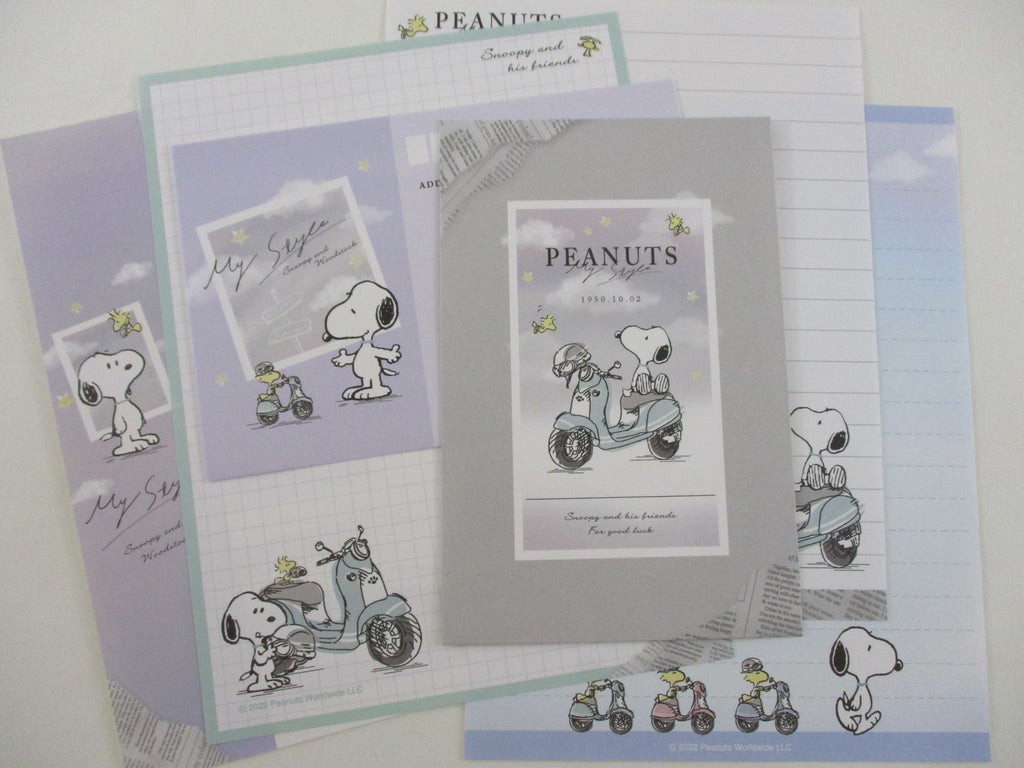 Peanuts Snoopy Letter Sets - Q - Stationery Writing Paper Envelope