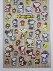 Cute Kawaii Peanuts Snoopy Large Sticker Sheet - D Prep Style - for Journal Planner Craft