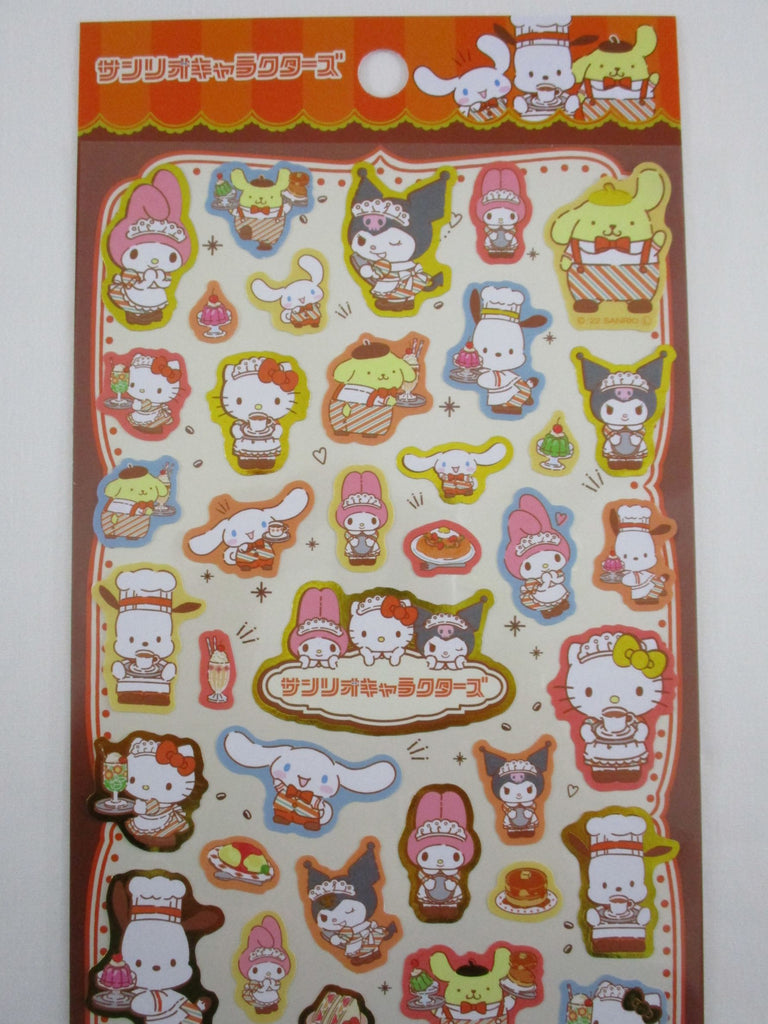 Kuromi Sticker Sheet! ~ Cute Sanrio Stickers for Scrapbooks & Crafts!