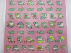 Cute Kawaii Mind Wave Crocs Crocodile Busy Days Sports Sticker Sheet - for Journal Planner Organizer Craft