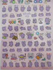 Cute Kawaii Mind Wave Bear Busy Days Chores Job Sticker Sheet - for Journal Planner Organizer Craft