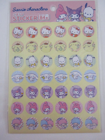 Cute Kawaii Sanrio Characters Sticker Sheet - 2022 Collectible - for Journal Planner Craft Stationery