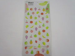 Cute Kawaii Mind Wave moi Series - Fruits Sticker Sheet - for Journal Planner Craft Organizer Calendar