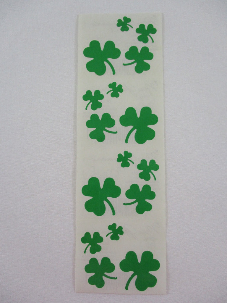 Mrs Grossman Shamrocks Clovers Sticker Sheet / Module - Vintage & Collectible 1989