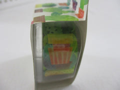 Cute Kawaii Bande Roll of 180 Stickers - Washi Tape Paper - Cactus Green Nature - for Scrapbooking Journal Planner Craft