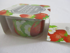 Cute Kawaii Bande Roll of 200 Stickers - Washi Tape Paper - Strawberry Fresh Fruit - for Scrapbooking Journal Planner Craft