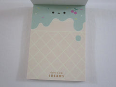 Cute Kawaii Crux Ice Cream Mini Notepad / Memo Pad - Stationery Designer Writing Paper Collection