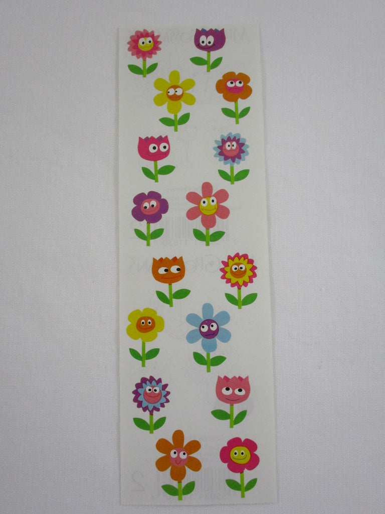 Mrs Grossman Chubby Flowers Sticker Sheet / Module - Vintage & Collectible