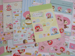 Cute Kawaii San-X Kireizukin seikatu Raccoon Letter Writing Paper + Envelope Theme Stationery Set