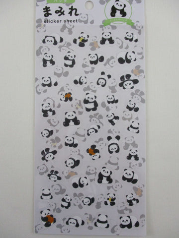 Cute Kawaii World Craft Mrse Series - Panda - Sticker Sheet - for Journal Planner Craft