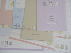 Cute Kawaii Kamio Juicy Na Bear Cherry Pome Neko Cat Shark Letter Sets - Stationery Writing Paper Envelope