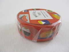 Cute Kawaii World Craft Washi / Masking Deco Tape - Food Rice Bowl Miso Soup Seaweed - for Scrapbooking Journal Planner Craft