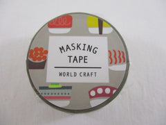 Cute Kawaii W-Craft Washi / Masking Deco Tape - Food Sushi Sashimi - for Scrapbooking Journal Planner Craft