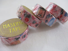 Cute Kawaii World Craft Washi / Masking Deco Tape - Girls Dressed Up Party Heels - for Scrapbooking Journal Planner Craft