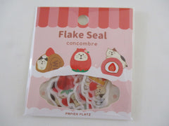 Cute Kawaii Papier Platz Concombre Flake Stickers Sack - Strawberry and animal - for Journal Agenda Planner Scrapbooking Craft
