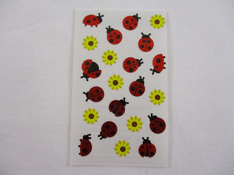 Mrs Grossman Ladybugs and Flowers Reflections Sticker Sheet / Module - Vintage & Collectible 2009