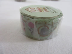 Cute Kawaii MW Washi / Masking Deco Tape - Town Series - Flower Shop Fleur Sereine - for Scrapbooking Journal Planner Craft