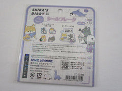 Cute Kawaii Kamio Shiba's Diary Dog Flake Stickers Sack - for Journal Planner Craft Scrapbook Agenda