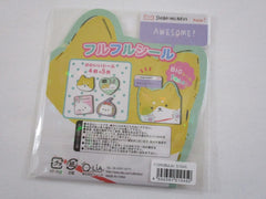 Cute Kawaii Q-Lia Shiba Inu Dog Flake Stickers Sack - for Journal Planner Craft Scrapbook Agenda