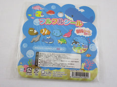 VHTF Collectible Pre-owned Cute Kawaii Q-Lia Dophin Fish Ocean Stickers Sack