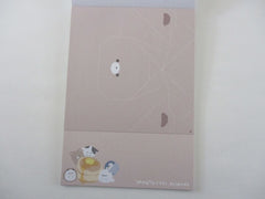 Cute Kawaii  Q-Lia Penguin Bear Seal Cow Pancake 4 x 6 Inch Notepad / Memo Pad - Stationery Designer Paper Collection