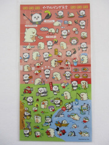Cute Kawaii Mind Wave Cooking Panda Summer Fun Chef Busy Kitchen Sticker Sheet - for Journal Planner Craft