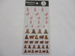 Cute Kawaii MW BonBon Series - Bear and Rabbit Sticker Sheet - for Journal Planner Craft