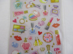 Cute Kawaii Mind Wave Girl Style Party Make Up Beauty theme Sticker Sheet - for Journal Planner Craft Organizer