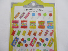 Cute Kawaii Mindwave Foodies Sticker Sheet - L - Candies Gummi Choco Oreo Marshmallow - for Journal Planner Craft